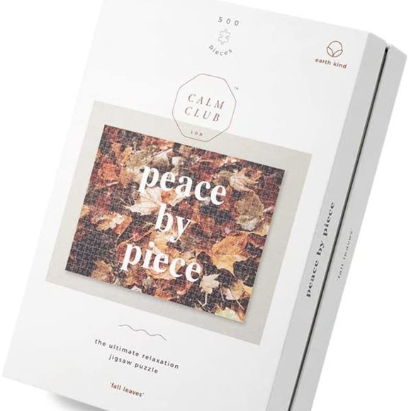 Luckies of London CALM CLUB Peace By Piece Fall Leaves Jigsaw Puzzle 500 pieces - Picture 1 of 8